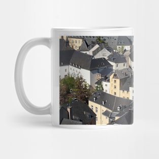 Unterstadt Grund, Alzette Valley, Luxembourg Mug